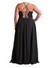 Lulus 100% Polyester 3% Spandex Black Cocktail Dress Size 2X - photo 2