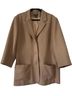 Eddie Bauer 80% Wool 20% Nylon 100% Polyester Tan Blazer Size XXL - photo 1