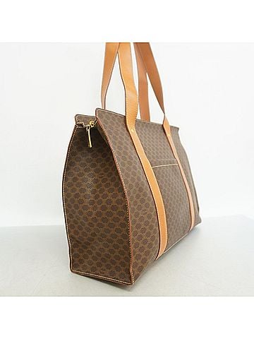 Céline Celine Macadam Tote Bag, Brown, Women's (view 2)
