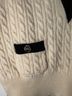 Sandro Ivory Black Sweater Vest Size 3X - photo 5