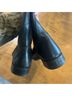FRYE 100% Leather Black Brown Boots Size 6 1/2 - photo 5