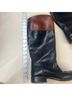 FRYE 100% Leather Black Brown Boots Size 6 1/2 - photo 8