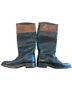 FRYE 100% Leather Black Brown Boots Size 6 1/2 - photo 2