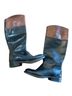 FRYE 100% Leather Black Brown Boots Size 6 1/2 - photo 1
