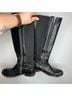 FRYE 100% Leather Black Boots Size 7 - photo 6
