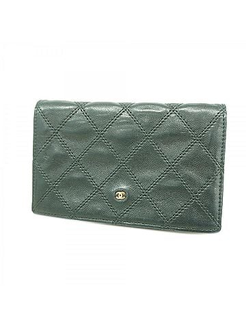 Chanel Chanel Bicolore Leather Wallet/Coin Case, Black, for Women (view 1)