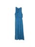 Current Air 100% Polyester 100% Rayon Floral Blue Casual Dress Size L - photo 1