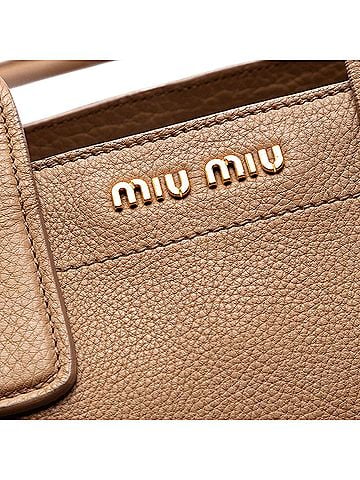 Miu Miu Vitello Caribu Satchel (view 2)