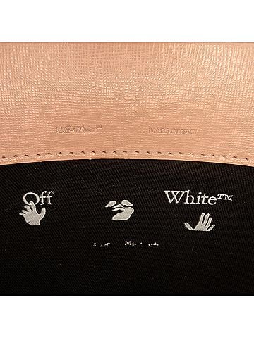 OFF-WHITE Mini Calfskin Box Flower Arrow Satchel (view 2)