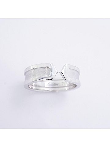 Cartier Cartier Ring 2C 18KWG White Gold #59 Men's (view 2)