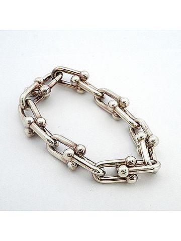Tiffany & Co. Tiffany & Co. Hardware Bracelet, Sterling Silver 925, Women's (view 2)
