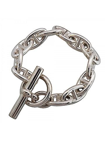 Hermès Hermes Chaine d'Ancre GM Bracelet, 12 links, Sterling Silver 925, Men's/Women's (view 1)