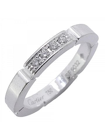 Cartier Cartier Maillon Panthère Ring, 4PD, 18KWG White Gold, Diamond, Ladies' Ring (view 1)
