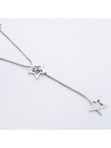 Tiffany & Co. Tiffany & Co. Starlink Lariat Necklace, Sterling Silver 925, Women's (view 2)