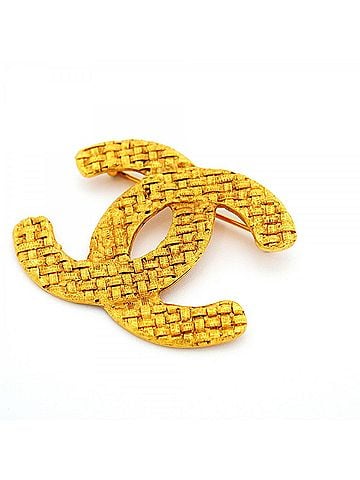 Chanel Chanel Brooch, Coco Mark, GP Plated Gold, Women's (view 2)