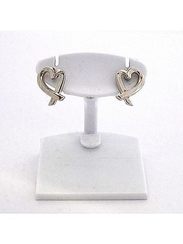 Tiffany & Co. Tiffany & Co. Loving Heart Sterling Silver Earrings for Women (view 2)