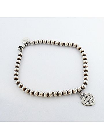 Tiffany & Co. Tiffany & Co. Return to Heart Bracelet, Sterling Silver 925, Blue, Women's (view 2)