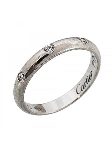 Cartier Cartier Classic 3PD Platinum Ring, Pt950, Diamond, Ladies' Ring (view 1)