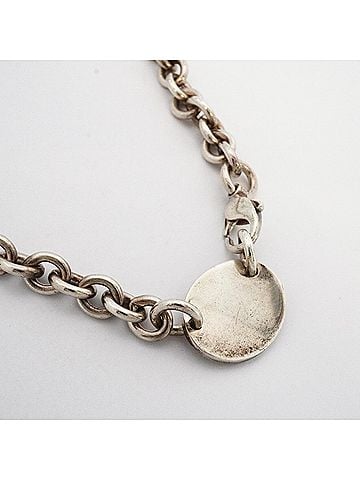 Tiffany & Co. Tiffany & Co. Choker Return to Oval Sterling Silver 925 Men's/Women's P2832539 (view 2)