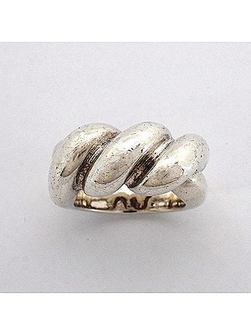 Hermès Hermes Torsade Ring, Sterling Silver 925, Men's/Women's, P2758372 (view 2)