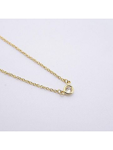 Tiffany & Co. Tiffany & Co. By the Yard Necklace, 1PD (18K Yellow Gold) Diamond, Women's (view 2)