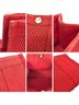 Hermès 100% Cotton Red Hermes Mini Cabas Pouch, Canvas, Red One size - photo 3