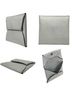 Hermès 100% Leather Gray Hermes Bastia coin case, light gray. One size - photo 2