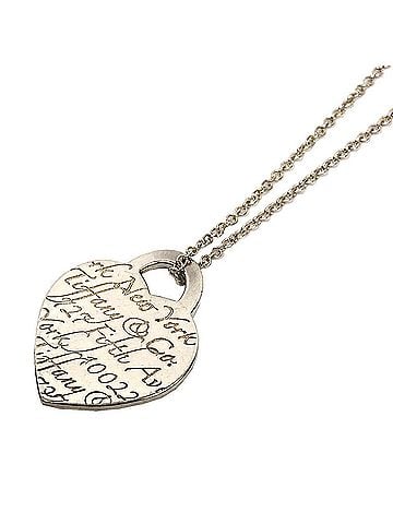 Tiffany & Co. TIFFANY & Co. Tiffany Notes Heart Tag Necklace, Sterling Silver, Necklace (view 1)