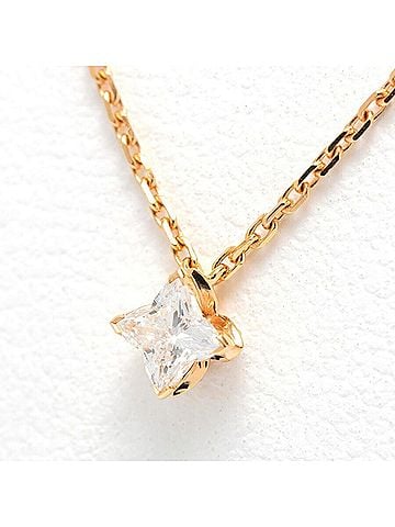 Louis Vuitton Louis Vuitton LV Diamond Star Pendant Necklace Q03842, 18K Pink Gold, Diamond, 42.5 cm (view 1)