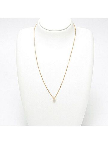 Louis Vuitton Louis Vuitton LV Diamond Star Pendant Necklace Q03842, 18K Pink Gold, Diamond, 42.5 cm (view 2)