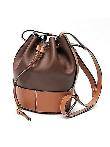 Loewe Loewe Balloon Bag Small Shoulder A686C31X01 326.76AC31 Leather Brown Tan (view 1)