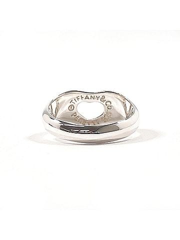 Tiffany & Co. TIFFANY&Co. Tiffany Open Heart Elsa Peretti Ring, Sterling Silver 925, 10.5cm, Women's (view 2)