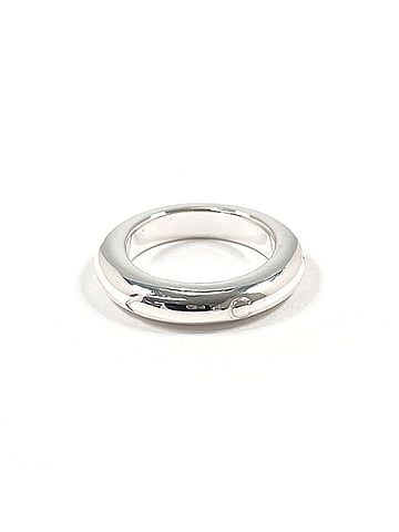 Chanel CHANEL logo vintage ring, sterling silver (925)cm, women's. (view 2)