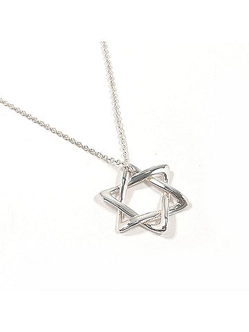 Tiffany & Co. TIFFANY&Co. Tiffany Star of David Elsa Peretti Necklace, Sterling Silver 925, Women's (view 1)