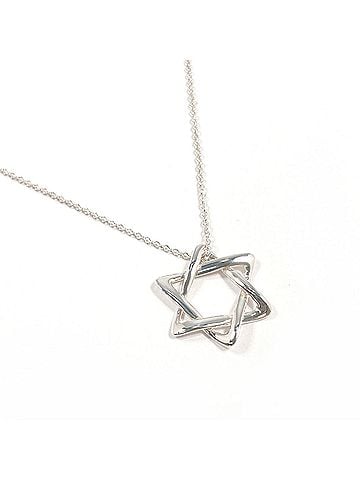 Tiffany & Co. TIFFANY&Co. Tiffany Star of David Elsa Peretti Necklace, Sterling Silver 925, Women's (view 2)