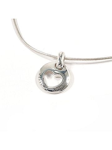 Tiffany & Co. TIFFANY&Co. Tiffany Pierced Heart Necklace, Sterling Silver 925, Silver, Women's (view 2)