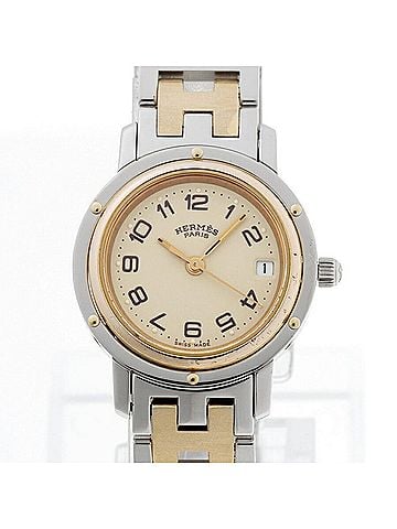 Hermès Hermes Clipper CL3.240.130.3-22 Beige Quartz Watch (view 1)