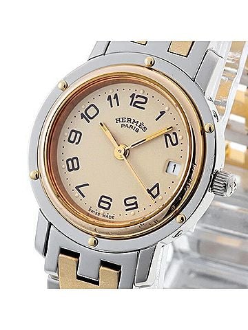 Hermès Hermes Clipper CL3.240.130.3-22 Beige Quartz Watch (view 2)