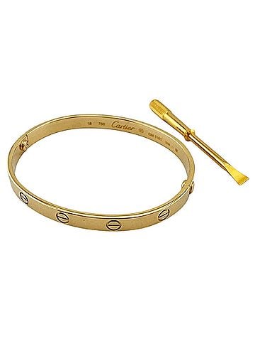 Cartier Cartier Bangle, 18K Yellow Gold, Ladies, with Screwdriver (view 1)