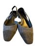 Veronica Beard Solid Blue Black Heels Size 8 1/2 - photo 1