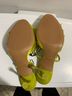 Zara 100% Satin Yellow Heels Size EU 38 - photo 5