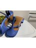 Zara 100% Satin Blue Heels Size EU 39 - photo 3