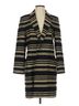 Jenni Kayne 26% Polyester 13% Viscose 4% Wool 3% Nylon 1% Metallic Fiber 100% Silk Stripes Black Gold Blazer Size XS - photo 1