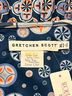Gretchen Scott Designs Graphic Polka Dots Blue Orange Casual Dress Size XL - photo 3
