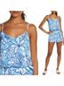 Lilly Pulitzer 100% Polyester Print Blue White Jumpsuit Size M - photo 7