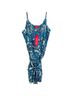 Lilly Pulitzer 100% Polyester Print Blue White Jumpsuit Size M - photo 3