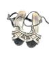 Touch Ups Black Gold Wedges Size 9 - photo 1