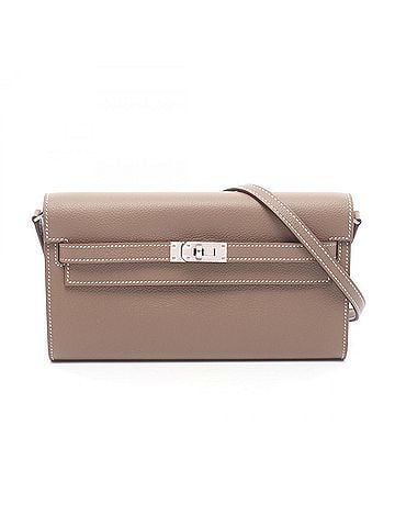 Hermès Hermes Kelly To Go Shoulder Bag/Handbag, Leather, Evercolor, Women's, Gray (view 1)