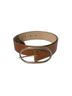 Avignon 100% Leather Brown Tan Belt Size M - photo 4