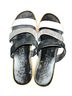 Nine West Black White Silver Sandals Size 9 - photo 1